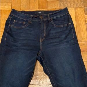 Aero high-rise dark wash jeggings